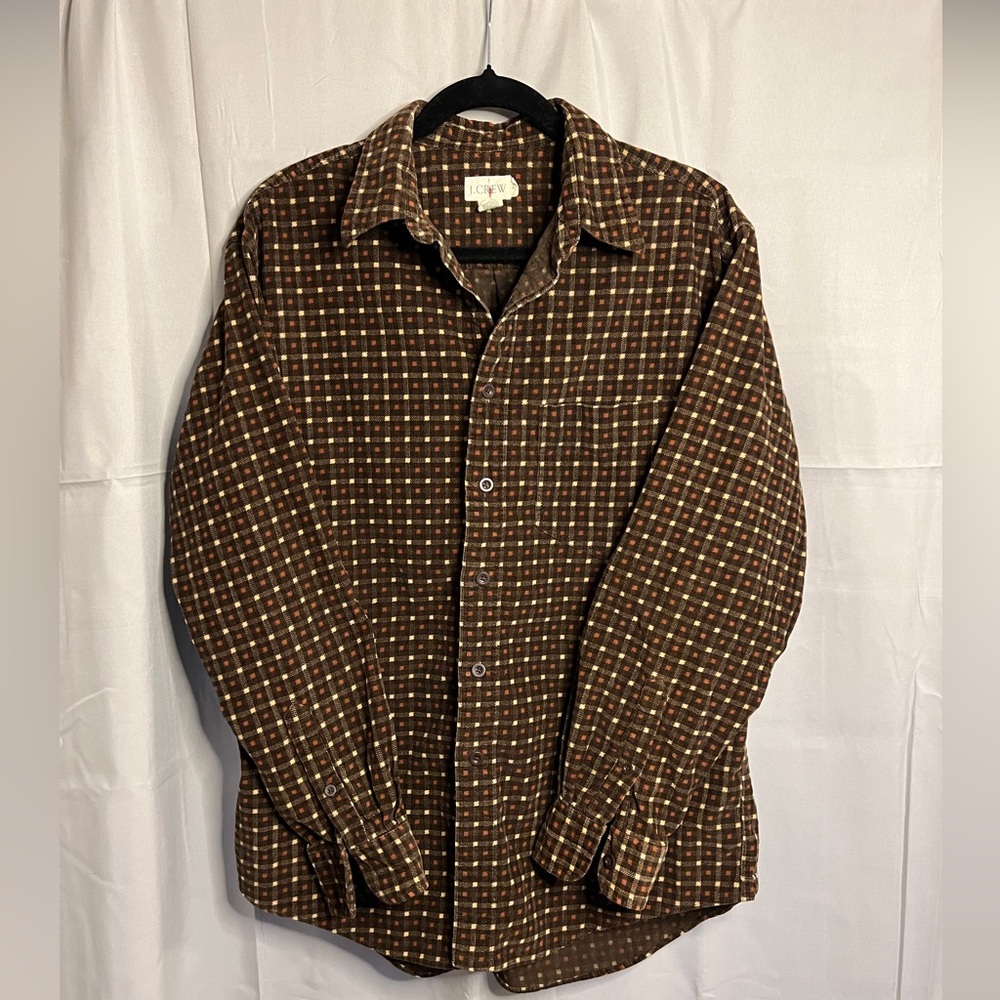 Vintage J. Crew button down, thick fabric, mint condition, no damage